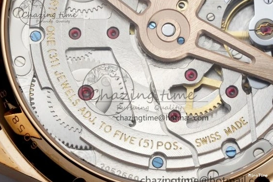 MIROTIME 1222 Portugieser Perpetual Calendar RG 5033 APSF 1:1 Best Edition White Dial on Black Leather Strap A52610 Clone TechFriendly 7043